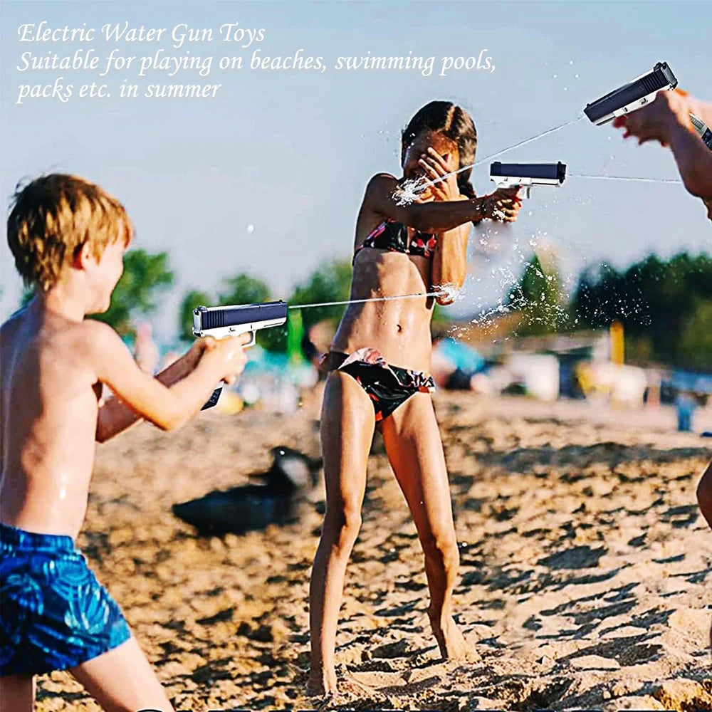 Electric Water Gun with One-Touch Continuous Shooting