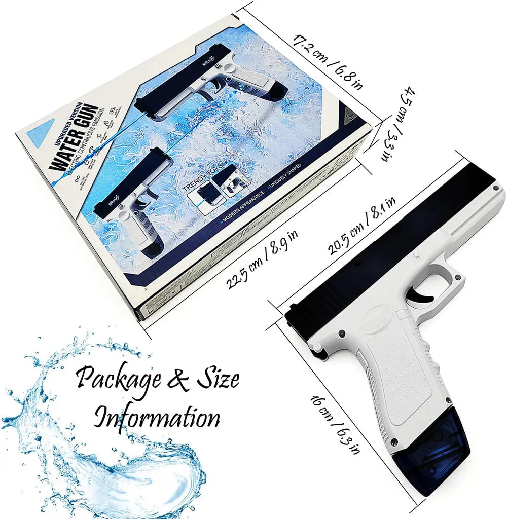 Electric Water Gun with One-Touch Continuous Shooting