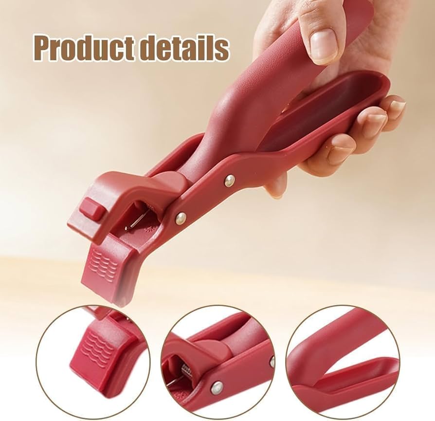 Silicone Jar Gripper Clip – Non-Slip Lid Opener for Tight Jars and Bottles