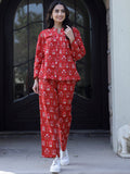 Floral Printed Pure Cotton Co-Ords Set
