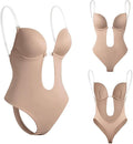 Women's Shapewear Bodysuit with Plunge Neckline
