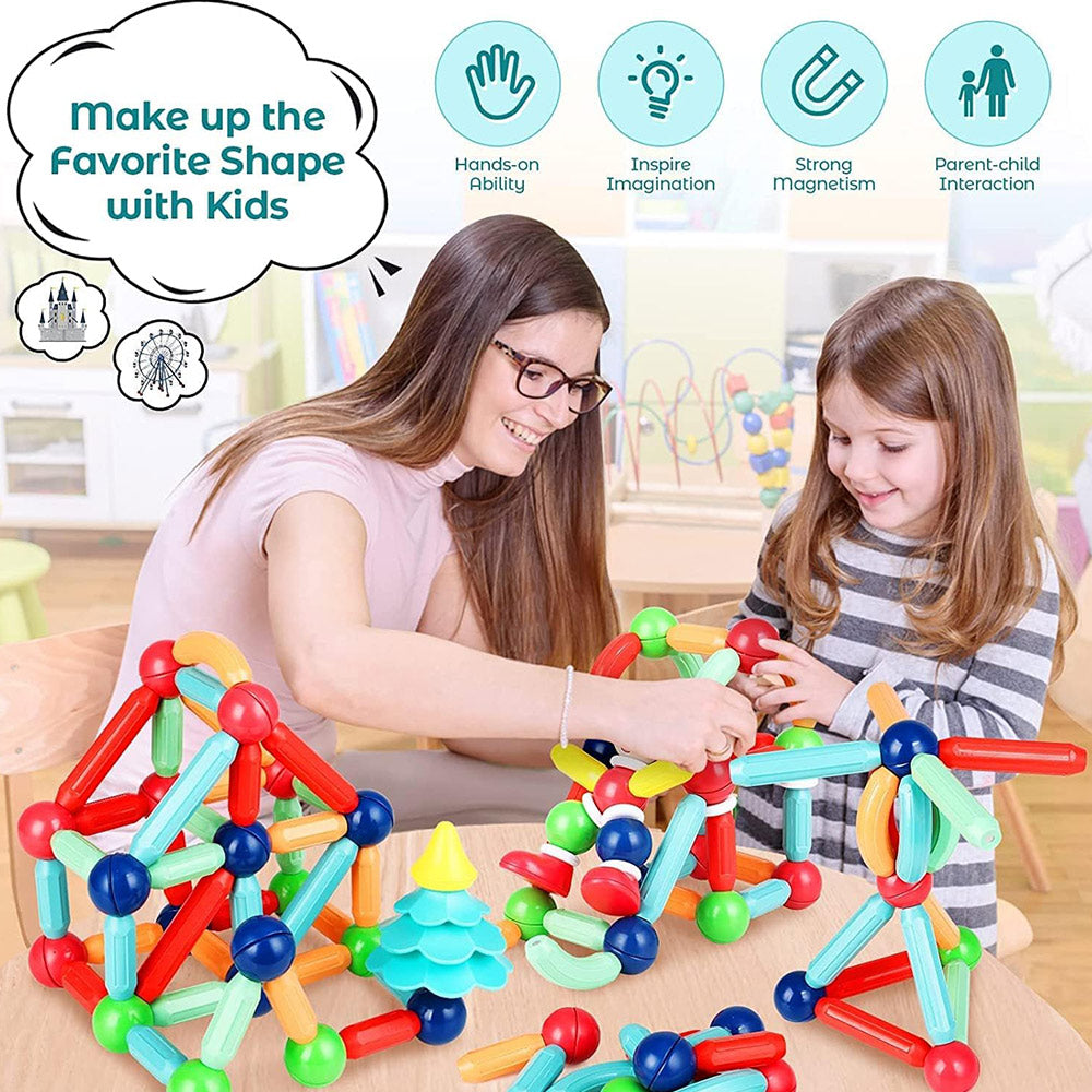Magnetic Building Blocks Set for Kids