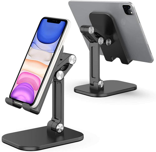 Adjustable Foldable Aluminum Mobile Phone & Tablet Stand