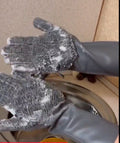 Silicone Dishwashing Cleaning Gloves with Scrubber