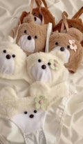 Cute Teddy Bear Fleece Winter Panty – Soft & Cozy Design