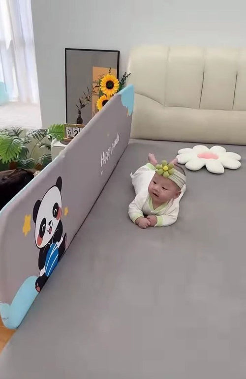 Happy Panda Soft Baby Playpen with Padded Mat and Hanging Mobile