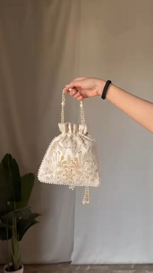 Crystal Beaded Mini Handbag
