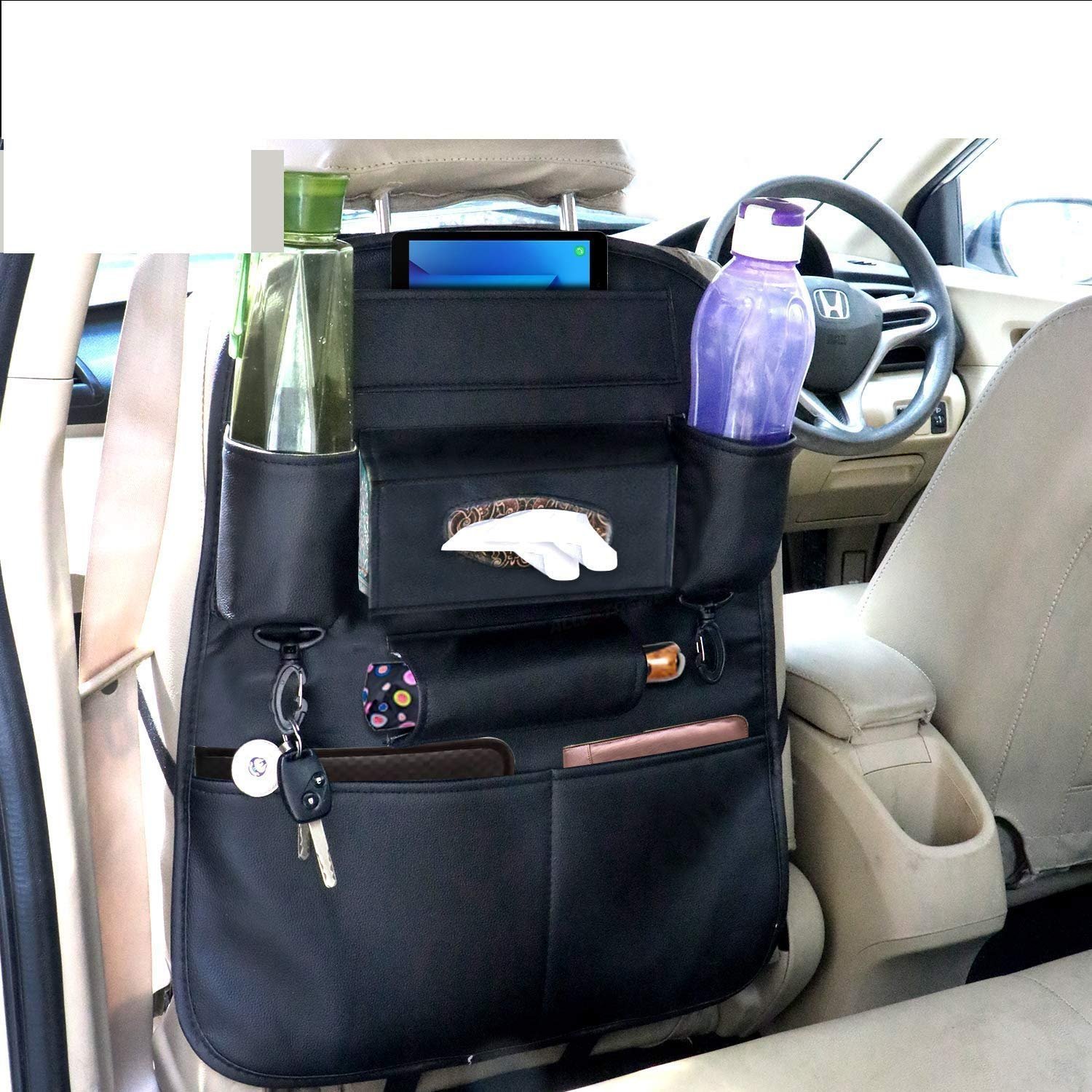 Car Back Seat Organizer with Multi-Pocket Storage - Image 2