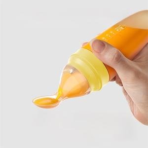 Baby Feeding Bottle with Soft Silicone Spoon Dispenser - Image 4