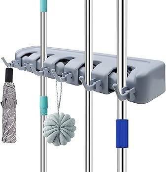 Wall Mounted Mop and Broom Holder Organizer - Image 3