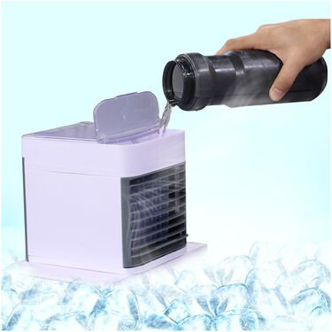 Portable Mini Air Cooler Fan with Water Tank and Adjustable Cooling - Image 3