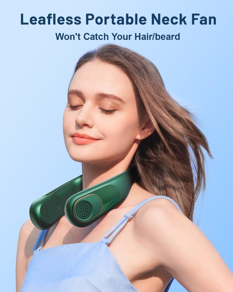 Wearable Neck Fan – Hands-Free Cooling - Photo 1