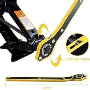 Heavy-Duty Scissor Car Jack Crank Handle