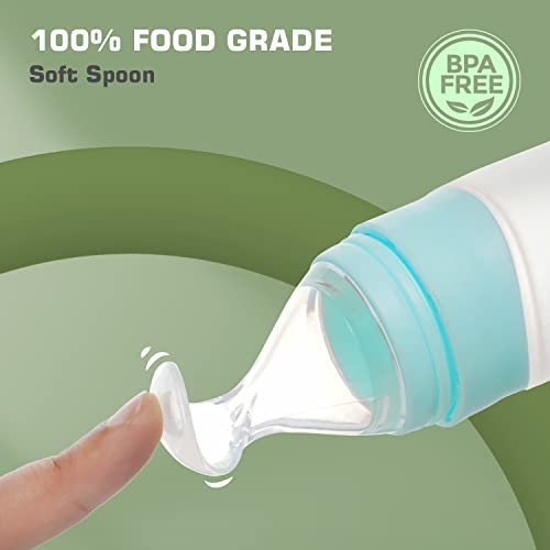 Baby Feeding Bottle with Soft Silicone Spoon Dispenser - Image 5