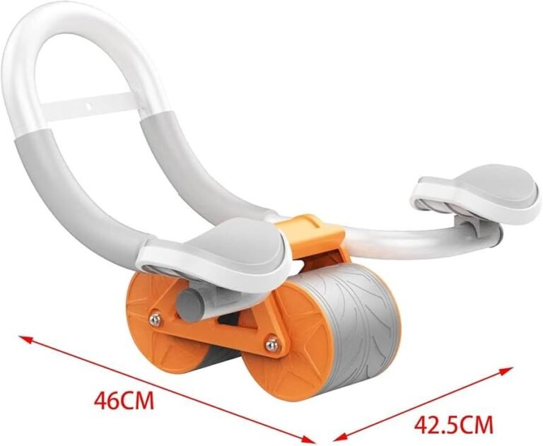 Dual Wheel Ab Roller with Ergonomic Handles for Core Strength
