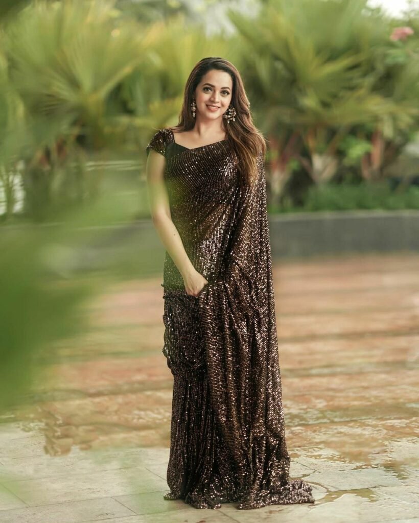 Black Color Sequence Embroidery Work Beautiful Georgette Saree - Photo 3