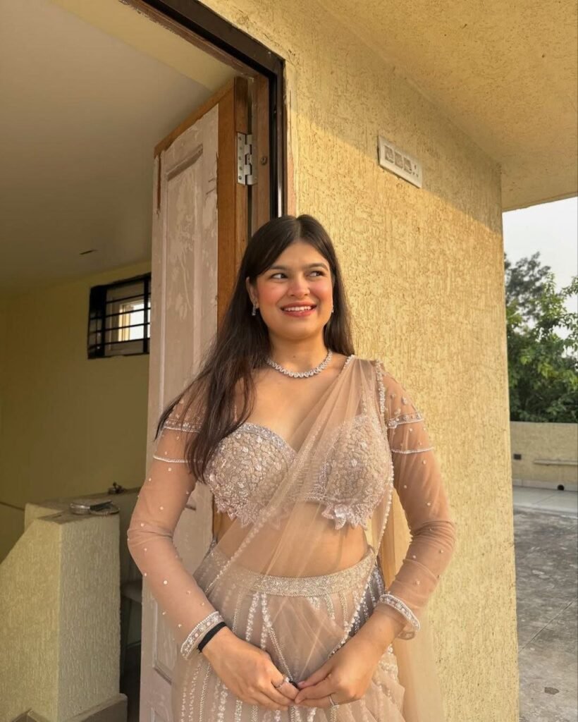 Silver Color Butterfly Net Beautiful Embroidered Lehenga Choli - Photo 1