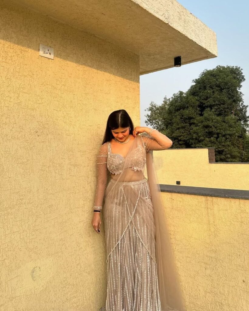Silver Color Butterfly Net Beautiful Embroidered Lehenga Choli - Photo 4