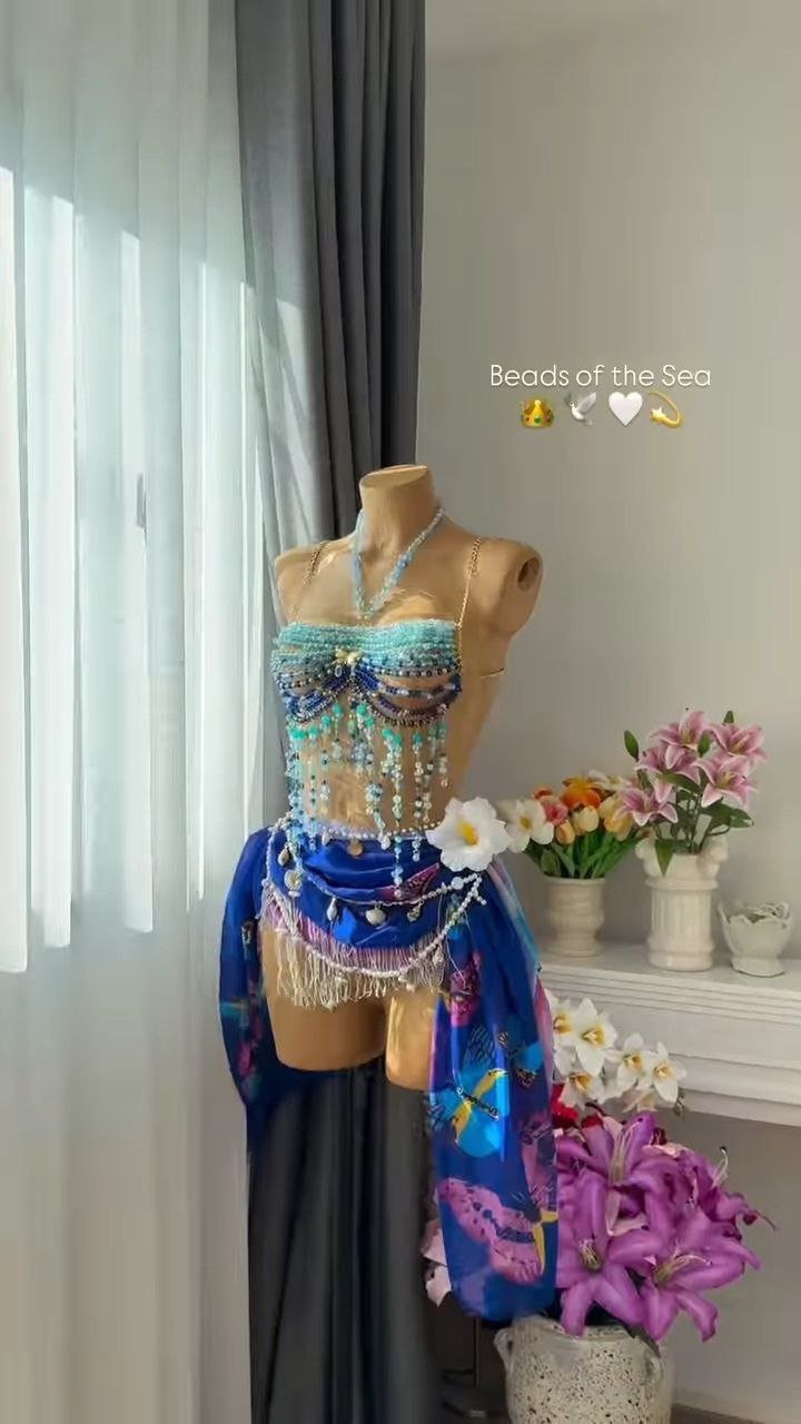 Golden Fringe Halter Mini Dress - Image 6