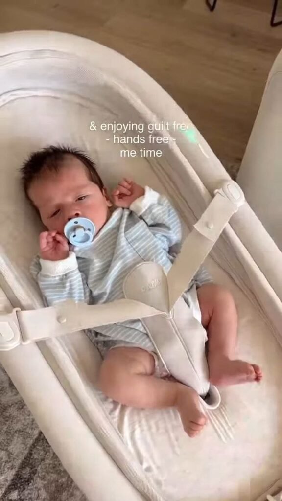 Soft Baby Lounger with Secure Harness for Hands-Free Comfort - Photo 4