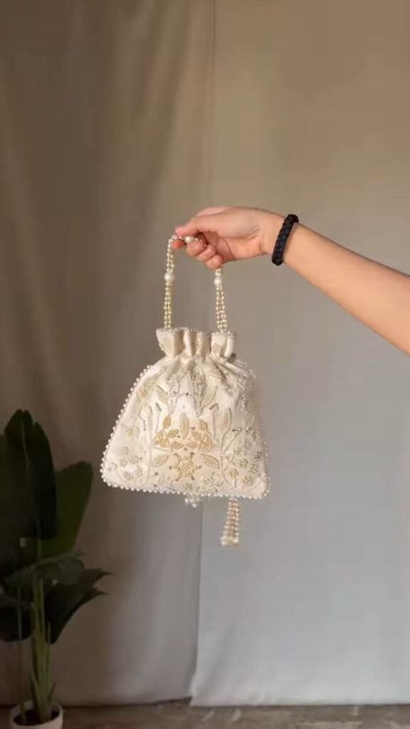Crystal Beaded Mini Handbag - Photo 2